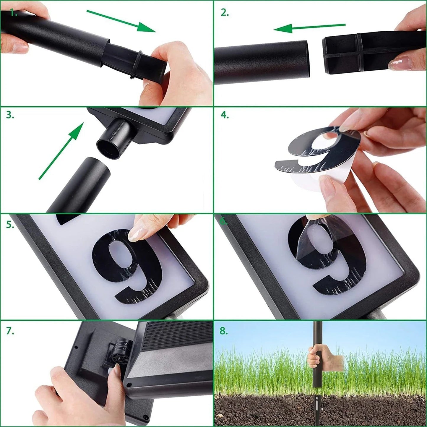 🎁49%OFF- 🌞Solar Address Sign - 🚚Make you never miss a delivery again