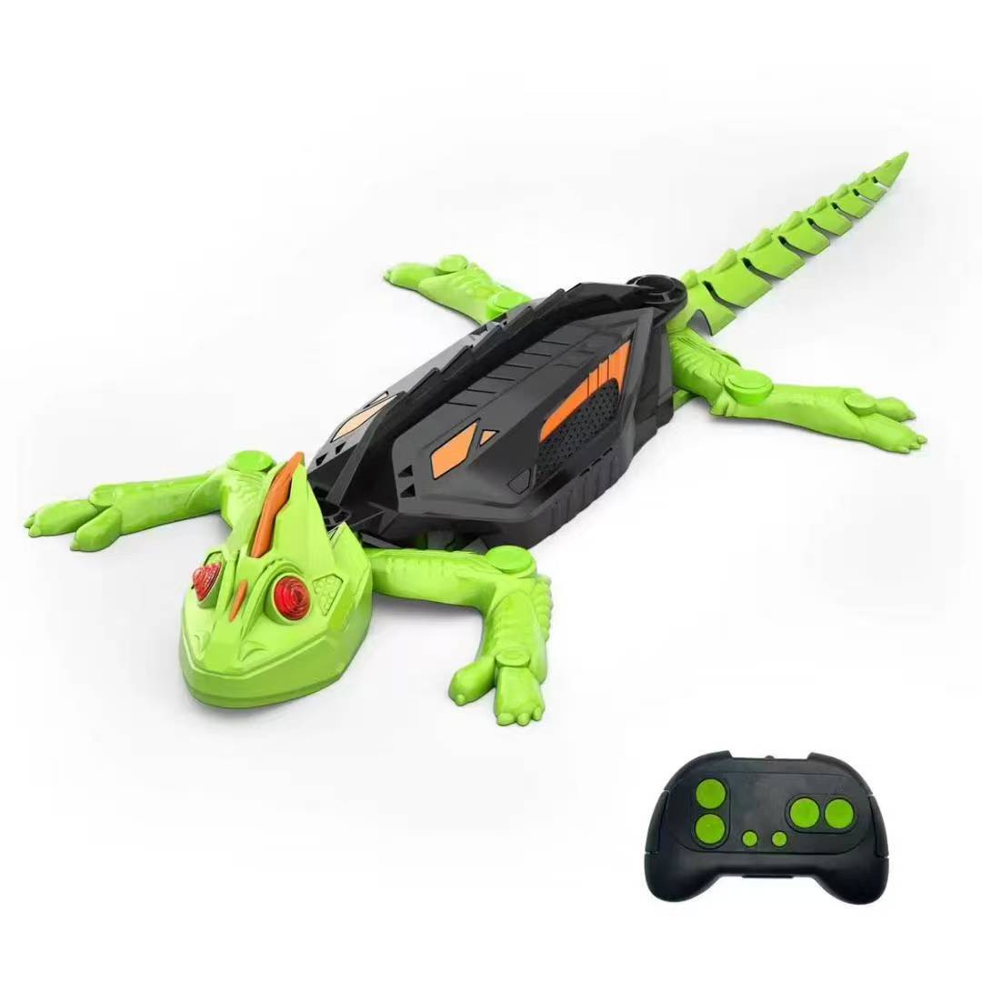 🔥Wall Crawler Gecko - LED RC Toy for Indoor Family Fun & Prank Gifts