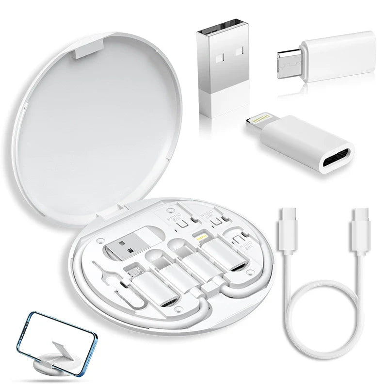 🔥9 in 1 Charging Cable Kit with Adapters & SIM Tool