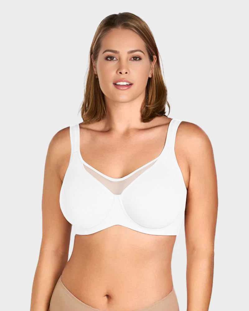 Plus Size Cooling Full Coverage Minimizer Bra.