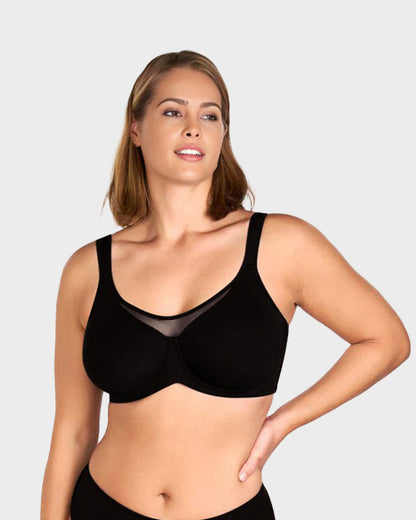 Plus Size Cooling Full Coverage Minimizer Bra.
