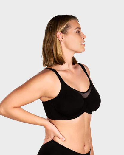 Plus Size Cooling Full Coverage Minimizer Bra.