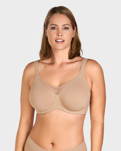 Plus Size Cooling Full Coverage Minimizer Bra.