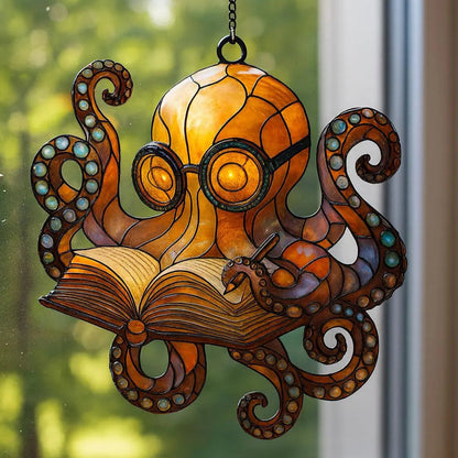 Marine Life Imitation Stained Glass Suncatcher