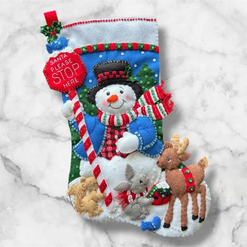 LAST DAY -60% OFF🎊Handmade Christmas Stocking🎄