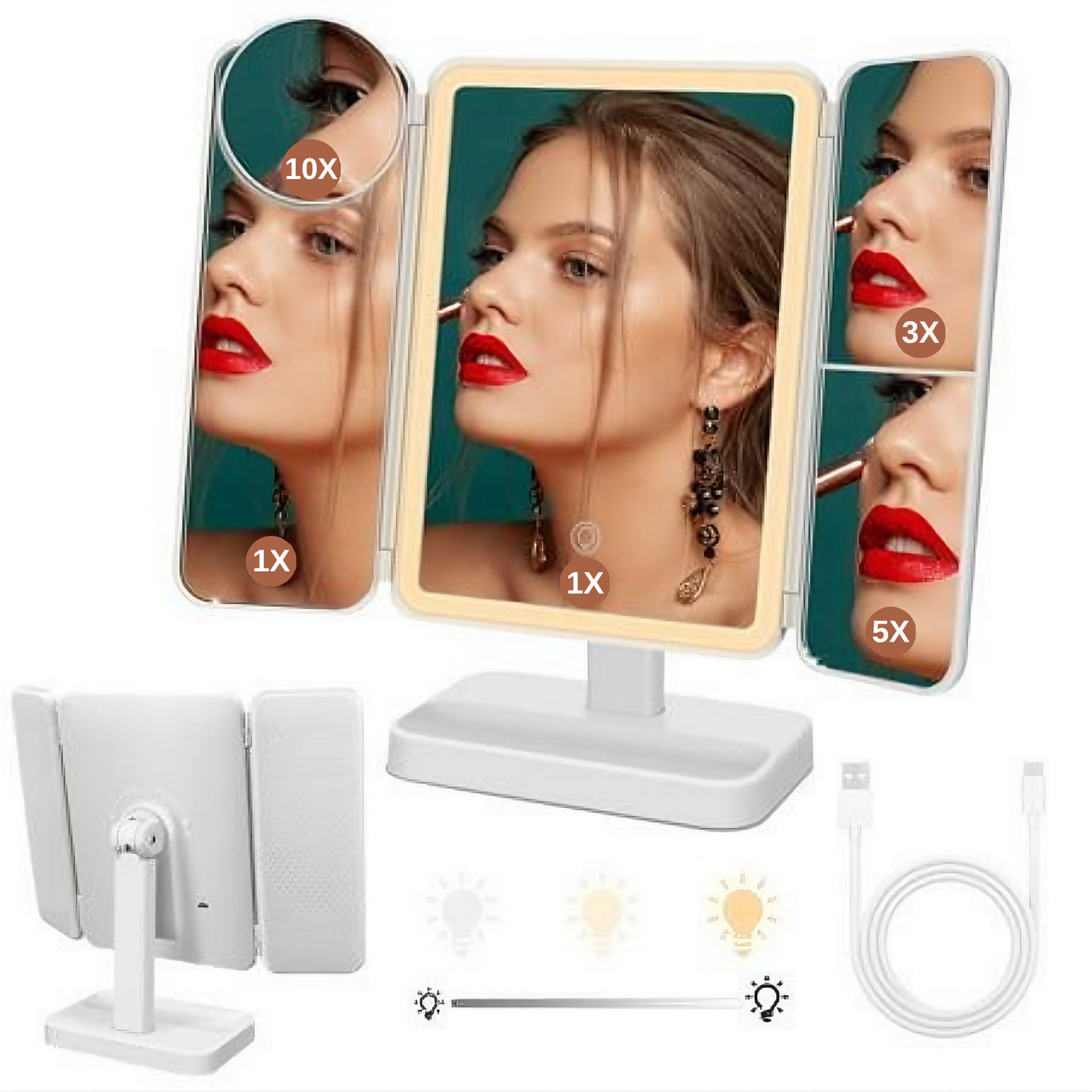 💄Adjustable Removable Cosmetic Mirror