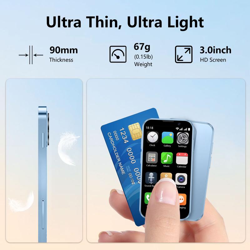 Mini Smartphone 3.0 inch HD Touch Screen Phone.