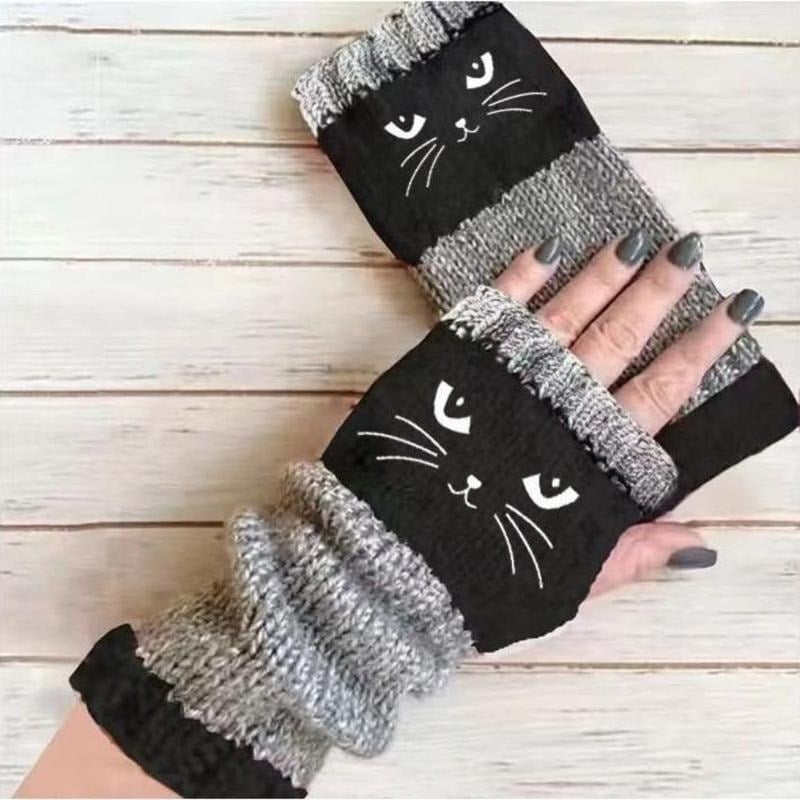 💥Buy 2 Get 1 Free — Cute Women’s Knitted Cat Gloves🐱