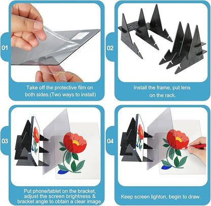 Optical Drawing Tablets Portable Optical Patch Panels Art Supplies