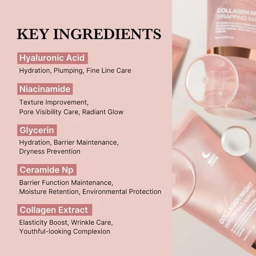 🔥Collagen Night Wrapping Mask