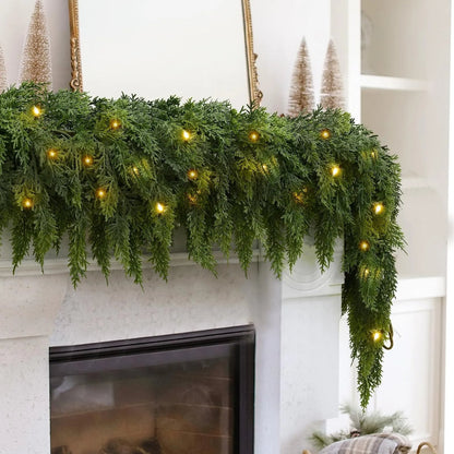🎄Christmas Hot Sale 49%OFF⛄Artificial Cedar Garland🎄