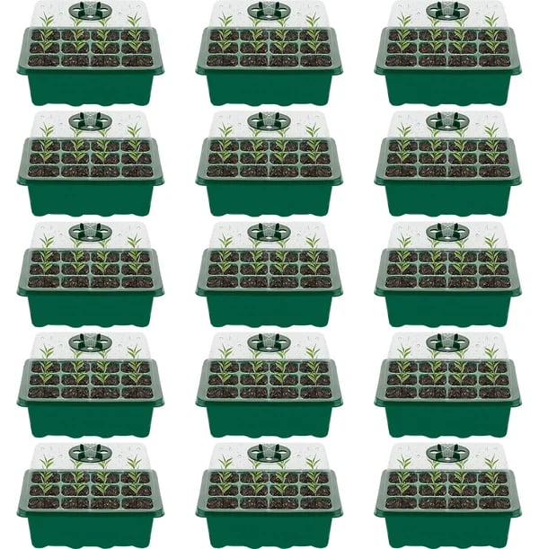 Last day Only $4.33 each - Adjustable Humidity Seed Starter Trays