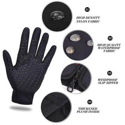 🏆 Ultimate Waterproof & Windproof Thermal Non-Slip Gloves
