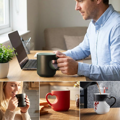 🔥Last Day 49% OFF ❤️Heart-shaped Color-changing Ceramic Mug