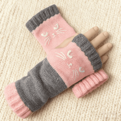 💥Buy 2 Get 1 Free — Cute Women’s Knitted Cat Gloves🐱