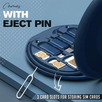 🔥9 in 1 Charging Cable Kit with Adapters & SIM Tool