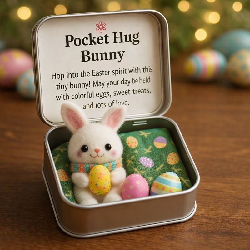 ✝️Easter Pocket Hug Box – Mini Comfort Gift for Spring & Faith🐣