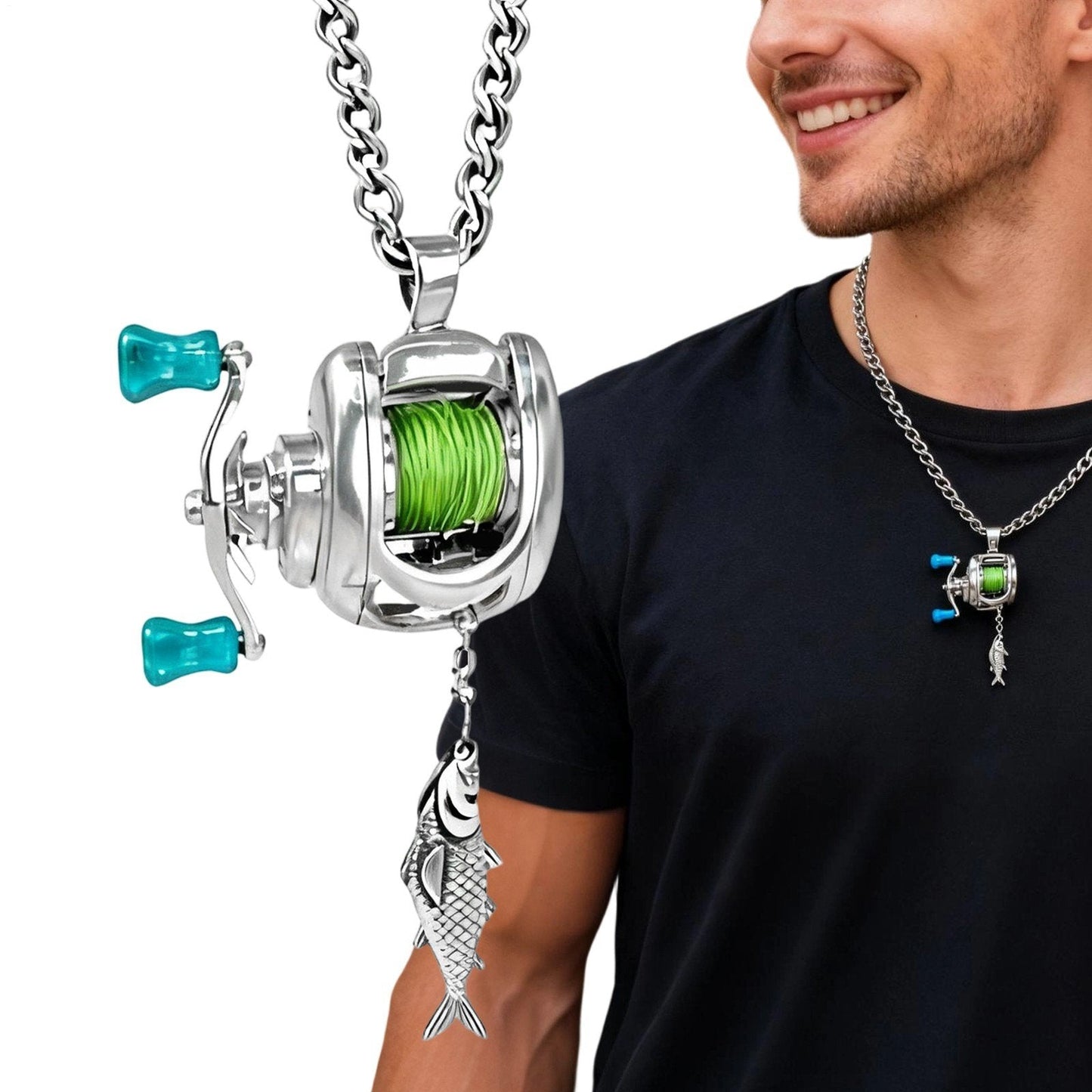 Fishing Reel Jewelry Set