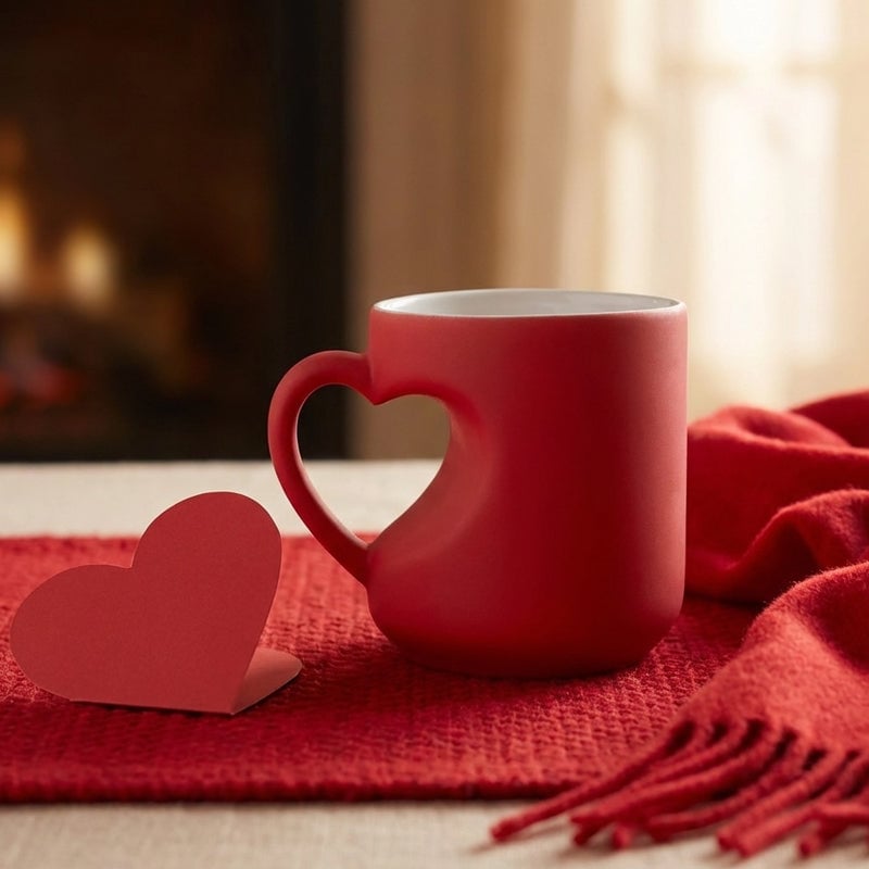 🔥Last Day 49% OFF ❤️Heart-shaped Color-changing Ceramic Mug