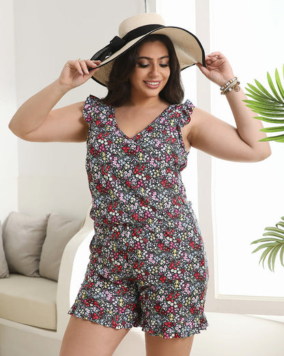 Built-in Bra Swim Romper